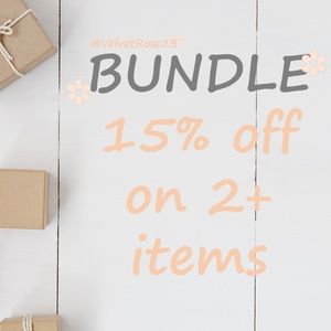 🛍 Bundle any 2 items, get 15% off! 🛍